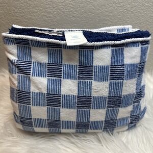 $52 🌙 Cloud Island Baby Blanket Blue Plaid Security Lovey Sherpa Clean